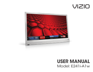 Manual VIZIO E241i-A1 Razor LED Television