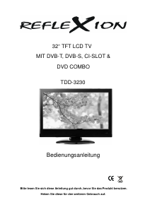 Bedienungsanleitung Reflexion TDD-3230 LCD fernseher