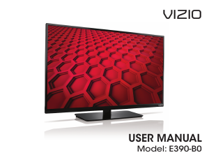 Handleiding VIZIO E390-B0 LED televisie