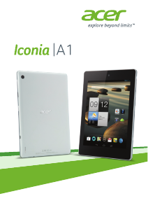 Manuál Acer Iconia A1 A1-810 Tablet