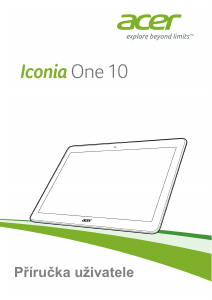 Manuál Acer Iconia One 10 B3-A10 Tablet