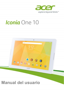 Manual de uso Acer Iconia One 10 B3-A20B Tablet