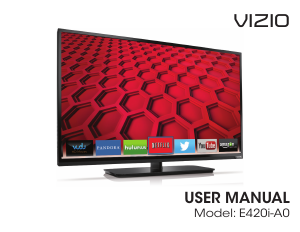 Handleiding VIZIO E420i-A0 LED televisie
