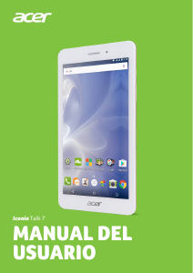 Manual de uso Acer Iconia Talk 7 B1-733 Tablet