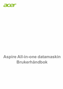 Bruksanvisning Acer Aspire C22-860 Datamaskin