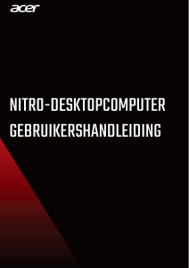 Handleiding Acer Nitro N50-600 Desktop