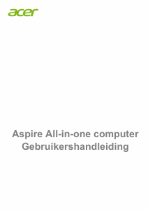 Handleiding Acer Aspire Z24-880 Desktop