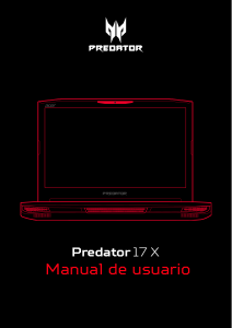 Manual de uso Acer Predator GX-791 Portátil