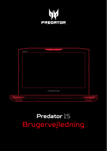 Brugsanvisning Acer Predator G9-592 Bærbar computer