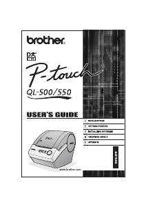 Manual Brother QL-550 Label Printer