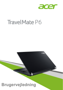 Brugsanvisning Acer TravelMate P658-M Bærbar computer