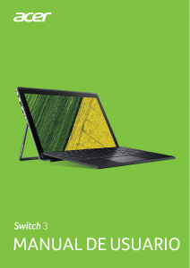 Manual de uso Acer Switch SW312-31 Portátil