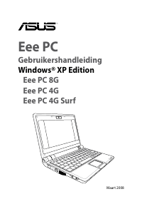 Handleiding Asus Eee PC 8G Laptop