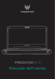 Manuale Acer Predator GX21-71 Notebook
