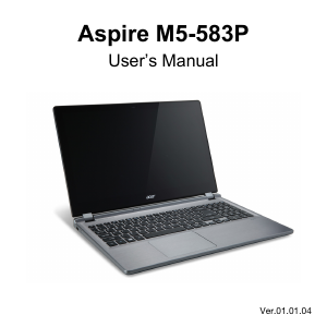 Handleiding Acer Aspire M5-583P Laptop