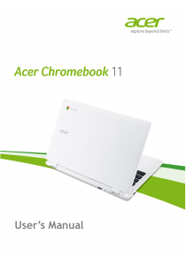 Manual Acer Chromebook 11 CB3-111 Laptop