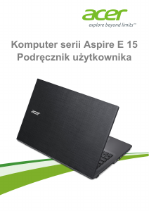 Instrukcja Acer Aspire F5-521 Komputer przenośny