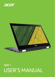 Manual Acer Spin SP513-52N Laptop