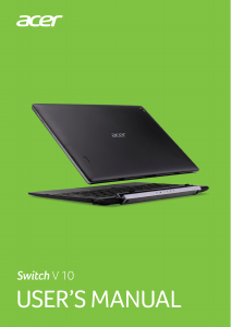 Handleiding Acer Switch SW5-017 Laptop
