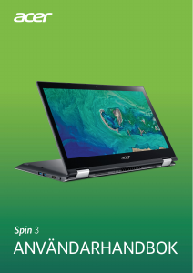 Bruksanvisning Acer Spin SP314-52 Bärbar dator
