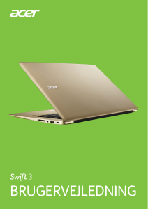 Brugsanvisning Acer Swift S30-10 Bærbar computer