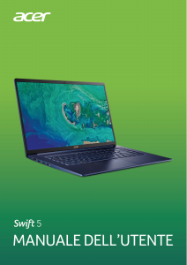 Manuale Acer Swift SF515-51T Notebook
