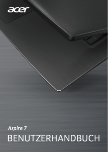 Bedienungsanleitung Acer Aspire 7 A715-71G Notebook