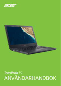 Bruksanvisning Acer TravelMate P2410-M Bärbar dator