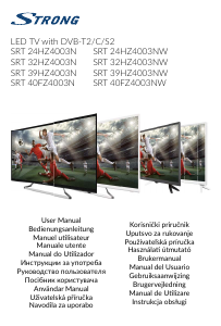Bedienungsanleitung Strong SRT 40HZ4003NW LED fernseher