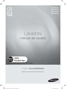 Manual de uso Samsung WA14F5L2 Lavadora