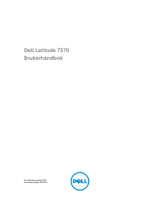 Bruksanvisning Dell Latitude 7370 Laptop