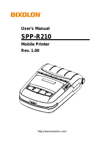 Manual Bixolon SPP-R210 Label Printer