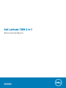 Bedienungsanleitung Dell Latitude 7389 2-in-1 Notebook