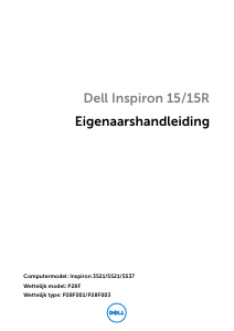 Handleiding Dell Inspiron 15R 5537 Laptop