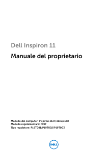 Manuale Dell Inspiron 3135 Notebook