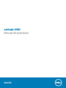 Manuale Dell Latitude 3480 Notebook