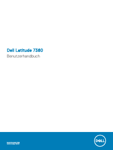 Bedienungsanleitung Dell Latitude 7380 Notebook