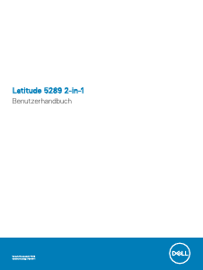 Bedienungsanleitung Dell Latitude 5289 2-in-1 Notebook