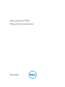 Manual Dell Latitude E7450 Computador portátil