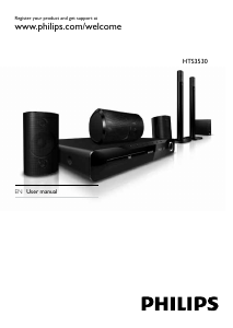 Manual Philips HTS3530 Home Theater System