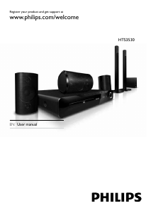 Bruksanvisning Philips HTS3530 Hembiopaket