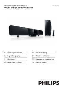 Manual Philips HSB4383 Home Theater System