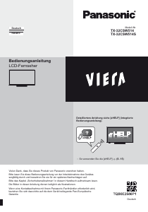 Bedienungsanleitung Panasonic TX-32CSW514 Viera LCD fernseher