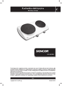 Instrukcja Sencor SCP 2250WH Płyta do zabudowy