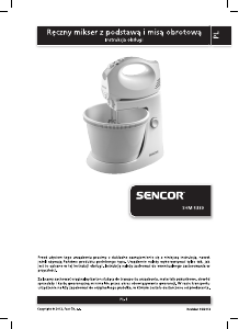Instrukcja Sencor SHM 5330 Mikser ręczny