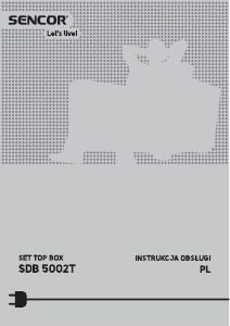 Instrukcja Sencor SDB 5002T Odbiornik cyfrowy