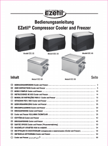Bedienungsanleitung EZetil EZC 25 Kühlbox
