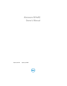 Manual Dell Alienware M14x R2 Laptop