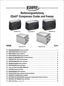 Bedienungsanleitung EZetil EZC 80 Kühlbox