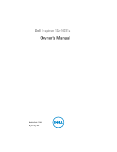 Manual Dell Inspiron 13z N311z Laptop